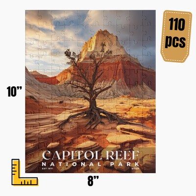 Capitol Reef National Park Jigsaw Puzzle, Family Game, Holiday Gift | S10 - image2